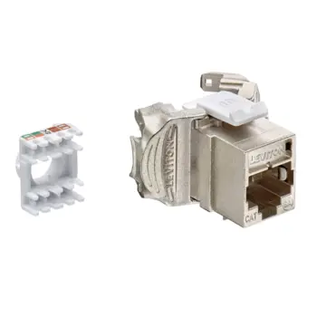 LEVITON - Connecteur Cat6a blindé - Amd2 - 90W