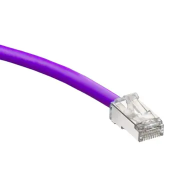 LEVITON - Cordon Cat6a S/FTP LSZH - Violet - 3m