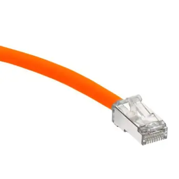 LEVITON - Cordon Cat6a S/FTP LSZH - Orange - 5m
