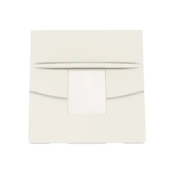 CORNING 3M - Plastron 45x45 1 RJ45 Blanc Universel Keystone et VOL