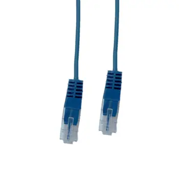 Cordon RJ45 1 paire bleu 4/5 Téléphone 100 ohms - 1m 100% cuivre