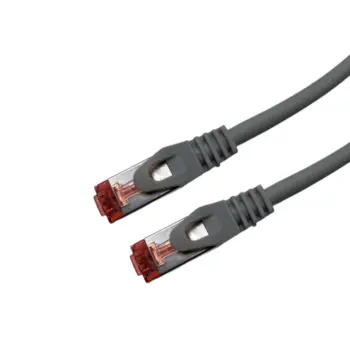 Cat 6a SSTP LSOH GRIS Snagless avec fiche de test - 50m