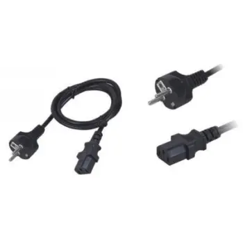 Cordon secteur 2P+T droit / C13 droit - 10m - NPR