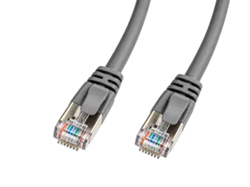 Cordon C6a SSTP ultra fin Slim AWG30 LSZH - Gris - 3m