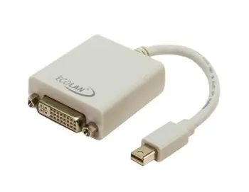 Adaptateur Mini-DisplayPort M vers DVI-I (24+5) F - 0.20m - NPR