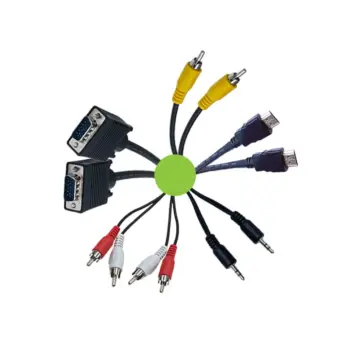 Kit Câbles Light 5m - VGA+jack audio+2xRCA audio+RCA vidéo+HDMI -EOL