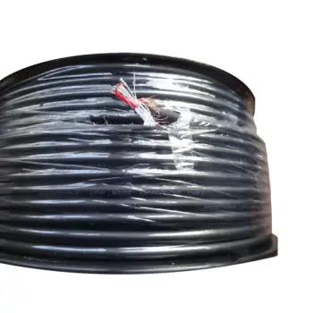 Câble micro/XLR flexible Noir - 2x0.22mm² +0.12mm AWG24 OD:6.0 - 100m