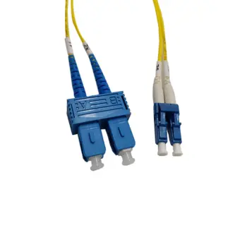 Cordon FO Duplex monomode 9/125 SC / LC - 3m