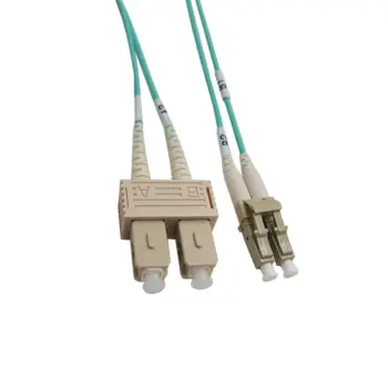 Cordon FO Duplex multimode 50/125 SC / LC - OM3 - 2m
