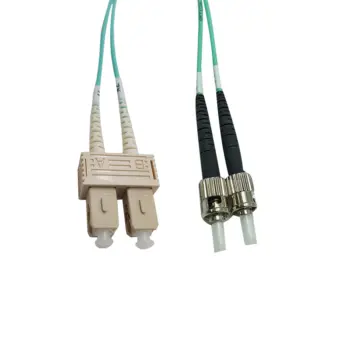 Cordon FO Duplex multimode 50/125 ST / SC - OM3 - 20m - NPR