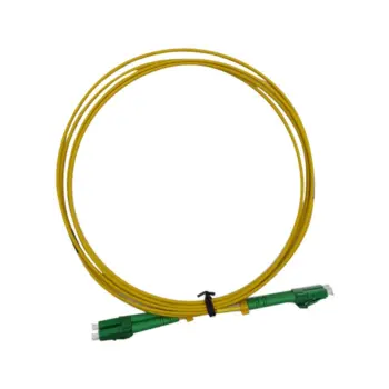 Cordon FO Duplex monomode 9/125 LC APC/LC APC - 1m
