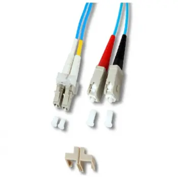 Cordon FO Duplex multimode 50/125 - OM4 - SC/LC - 20m