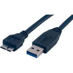 Cordon USB3.0 A Mâle / Micro USB B Mâle - 1.80m - EOL