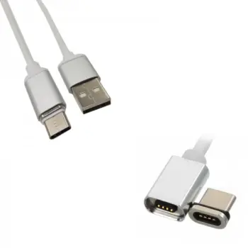 Cordon de charge magnétique USB A vers USB-C - 1m - EOL