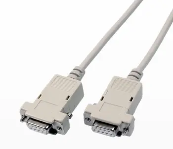 Cordon Null modem liaison PC DB9 F / F - 15m