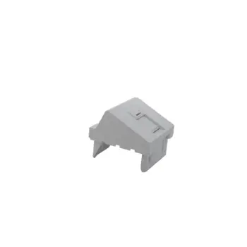 HSD - Plastron incliné  45x45 - 1 port RJ45 (monoblock)