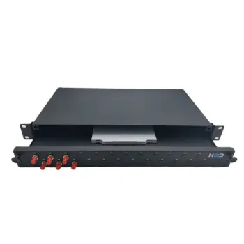 HSD v2 - Tiroir optique 24 ST Sx OM4 équipé de 6T ST Sx & 6P