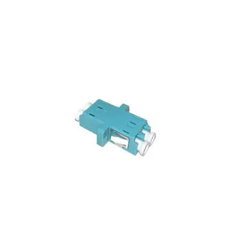 Traversée LC duplex multimode - aqua - ferrule céramique