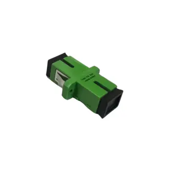 Traversée SCAPC simplex monomode - verte - ferrule céramique