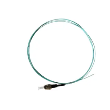Pigtail ST multimode OM3 - aqua - 1.5m