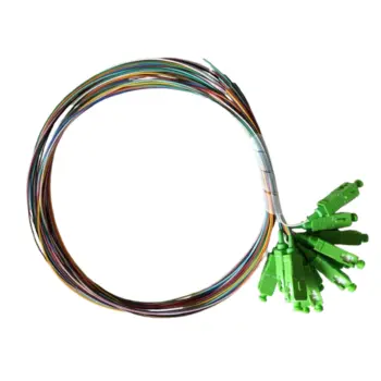 Pigtail SCAPC monomode OS2 - 1.5m - lot de 12 couleurs