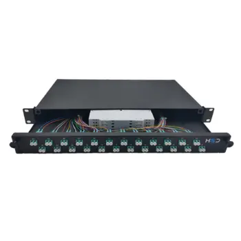 HSD v2 - Tiroir optique 24 LC Dx OM3 équipé de 24T LC Dx & 48P
