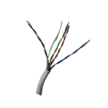 UPTEC - Câble monobrin - Cat5e U/UTP - 4 paires PVC blanc - 305m