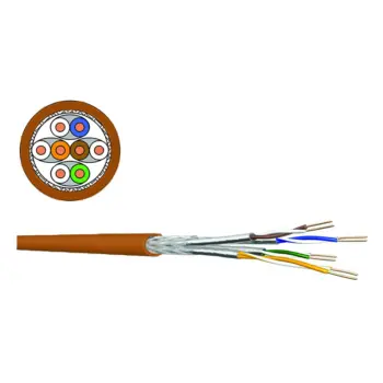 DRAKA - Câble monobrin - Cat7 S/FTP - 4 paires LSHF - 500m