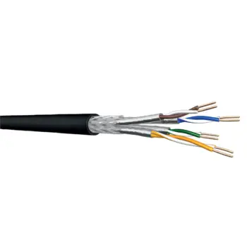 DRAKA - Câble monobrin - Cat7 S/FTP - 4 paires - MSB Int/Ext - 1000m