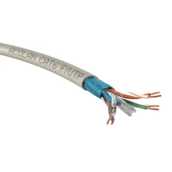 ACOME - Câble monobrin - Cat6 F/UTP - 2x4 paires LSOH Ivoire - T500m