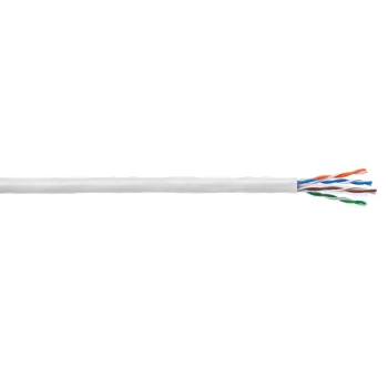 UPTEC - Câble monobrin - Cat6 U/UTP - 4 paires LSOH blanc - 305m