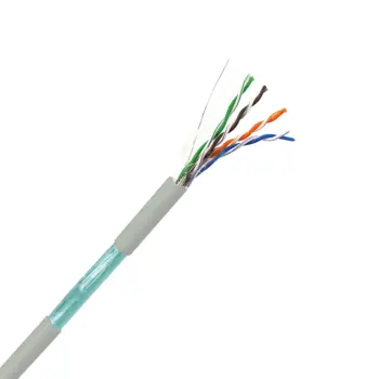 HsD -Câble monobrin Cat5e F/UTP - 4 paires Gris LSZH Eca AWG24 - 500m