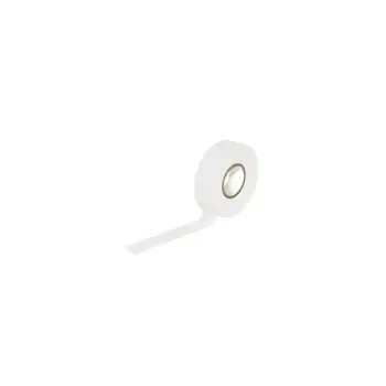 Lot de 10 rouleaux de ruban adhésif électrique PVC 15x10 - Blanc