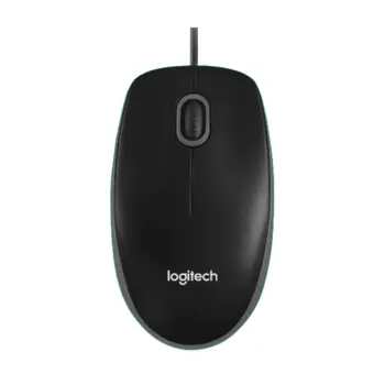LOGITECH - B100 - Souris filaire optique USB noire - 910-003357