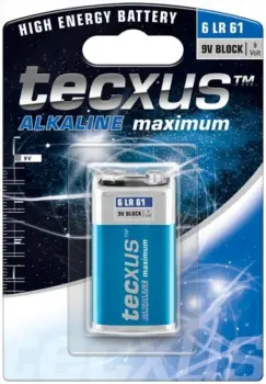 Pile alcaline 9v 6LR61 - PP 3 - pack de 1