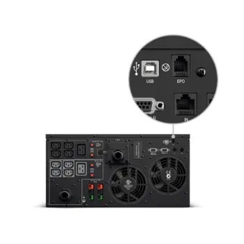NITRAM - Onduleur 5U 6000VA 4500W - IECx10 +bornier - EP6000LCDRTXL5U
