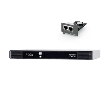 NITRAM - Onduleur rack Elite Value 600VA 360W RM1U + carte RMCard 205