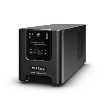 NITRAM - Onduleur Tour écran 750VA 675W - C13x6 - ElitePro750ELCD