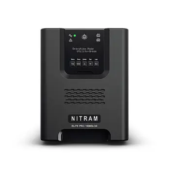 NITRAM - Onduleur Tour écran 1500VA 1350W - C13x8 - ElitePro1500ELCD