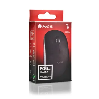 NGS - Souris 2 bout+mol sans-fil (2.4GHz) 1000dpi - FOGPROBLACK