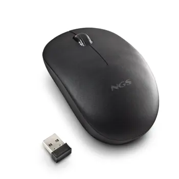 NGS - Souris 2 bout+mol sans-fil (2.4GHz) 1000dpi - FOGPROBLACK