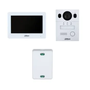 DAHUA - KTX01(S)/VTO2003F/VTH5123H-W-S2 Kit interphone vidéo hybride