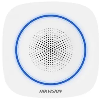 HIKVISION - DS-PS1-I-WE/Blue - Sirène intérieure sans fil