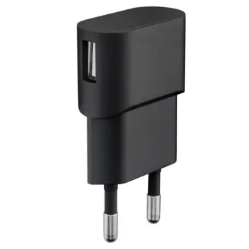 Chargeur secteur USB - 1000mA - Noir - EOL