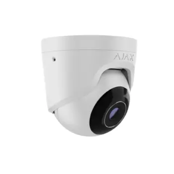 AJAX - TURRETCAM - Caméra IP 8Mp FF2.8 IR35 - Blanc