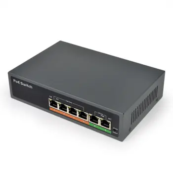 UPTEC - Switch PoE 4ports 65W 100Mb 100m-10Mb 250m +2P 100Mb EOL