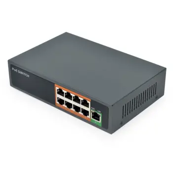 UPTEC - Switch PoE 8ports 104W 100Mb 100m-10Mb 250m+1P 100Mb EOL