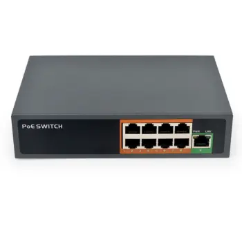 UPTEC - Switch PoE 8ports 104W 100Mb 100m-10Mb 250m+1P 100Mb EOL