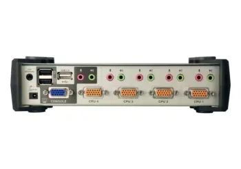 ATEN - CS1734B - Commutateur KVMP™ VGA/audio PS/2-USB 4ports avec OSD
