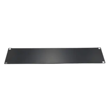 Panneau 19" noir plein 2U